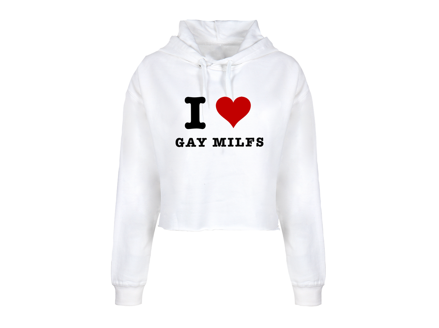 "Gay Milfs" Cropped Hoodie