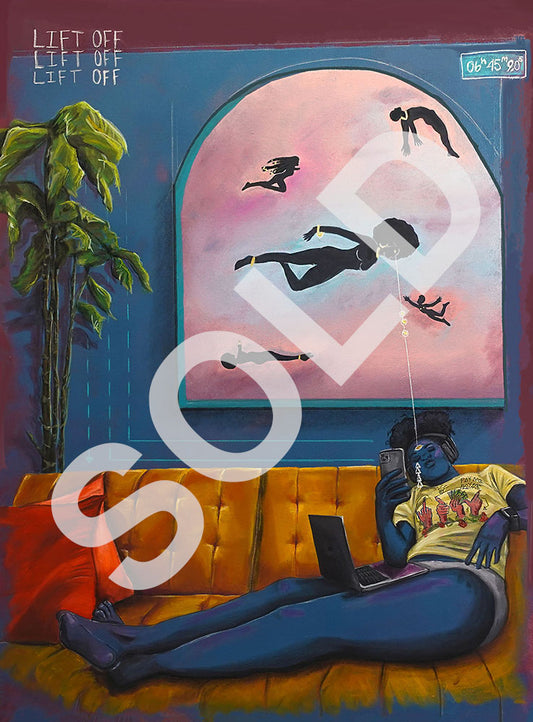 "Lift Off" Original Painting