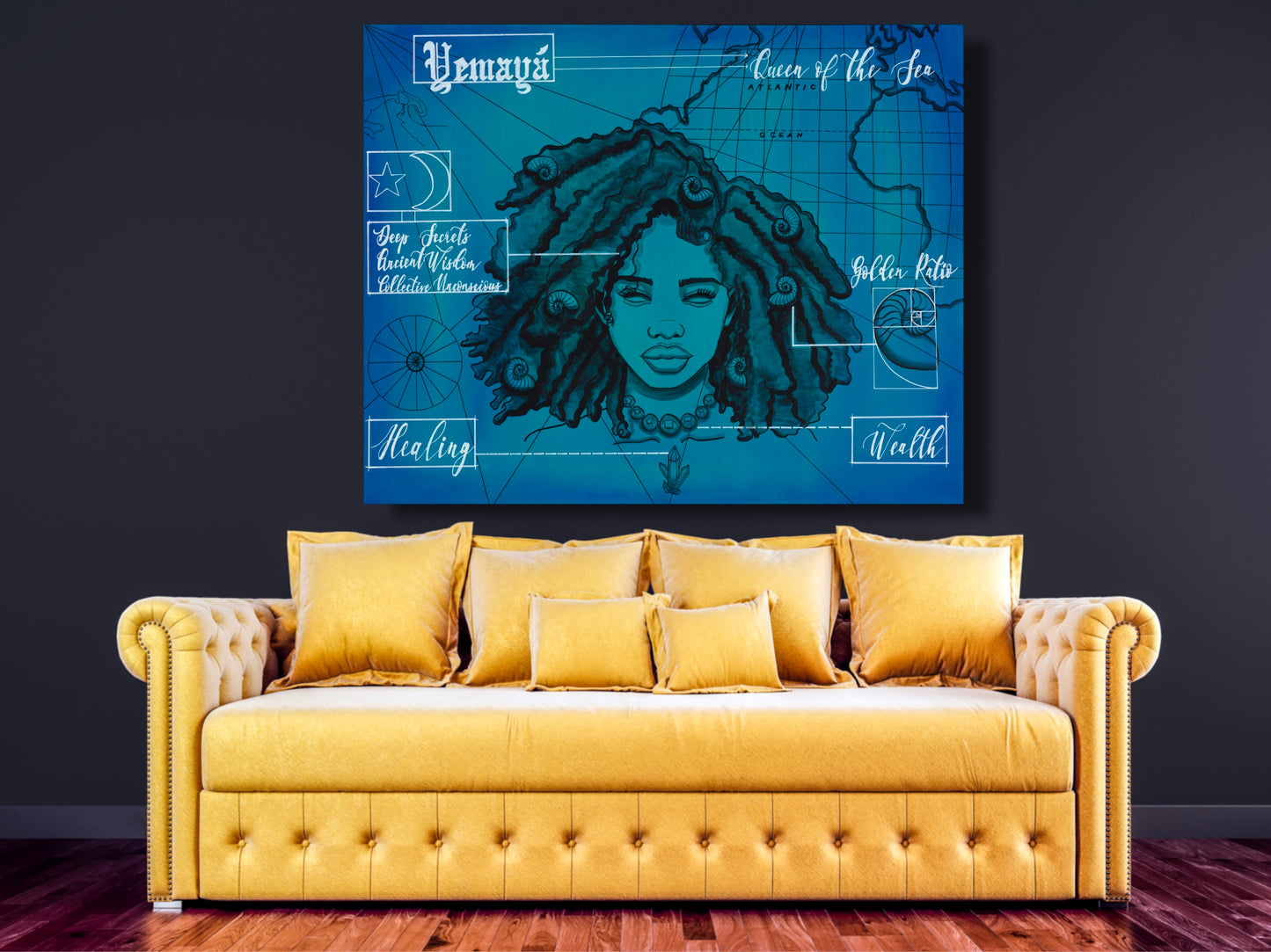 Yemaya: The Blueprint Original Painting