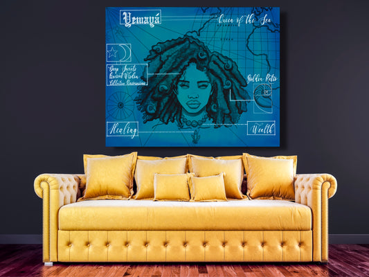 Yemaya: The Blueprint Original Painting